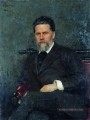 portrait de l’artiste ivan kramskoy 1882 Ilya Repin